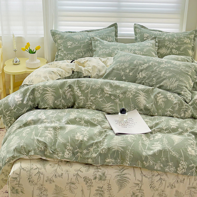 Pure cotton bed set of four pieces
