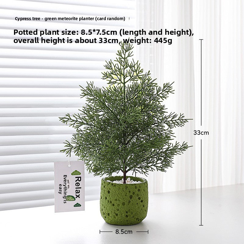 Small pot plant ornaments
