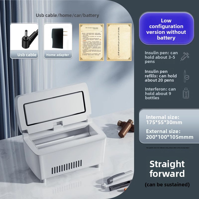 Portable Insulin Refrigeration Cooler Box