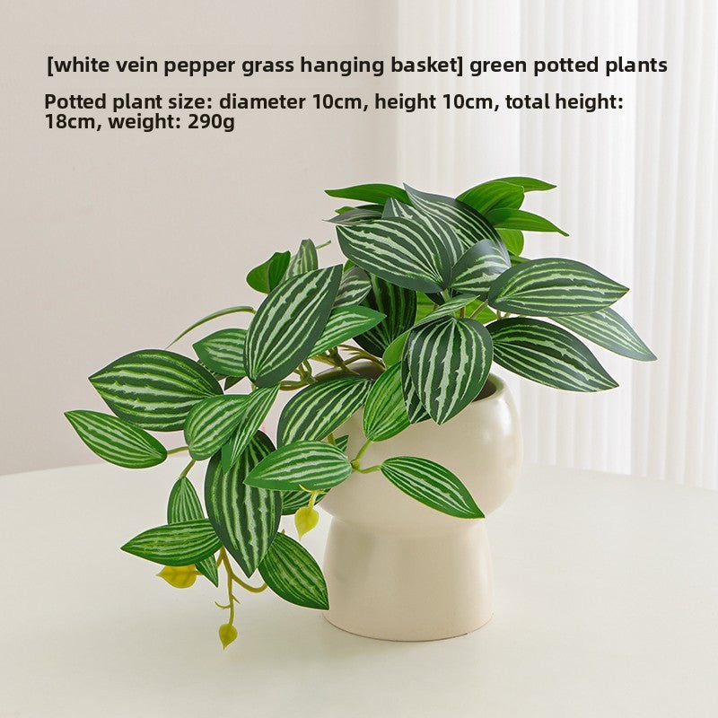 Small pot plant ornaments