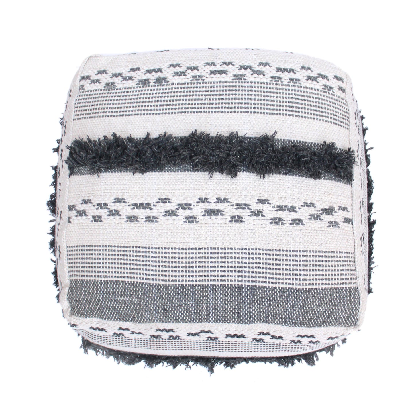 Karim Faux Yarn Large Pouf