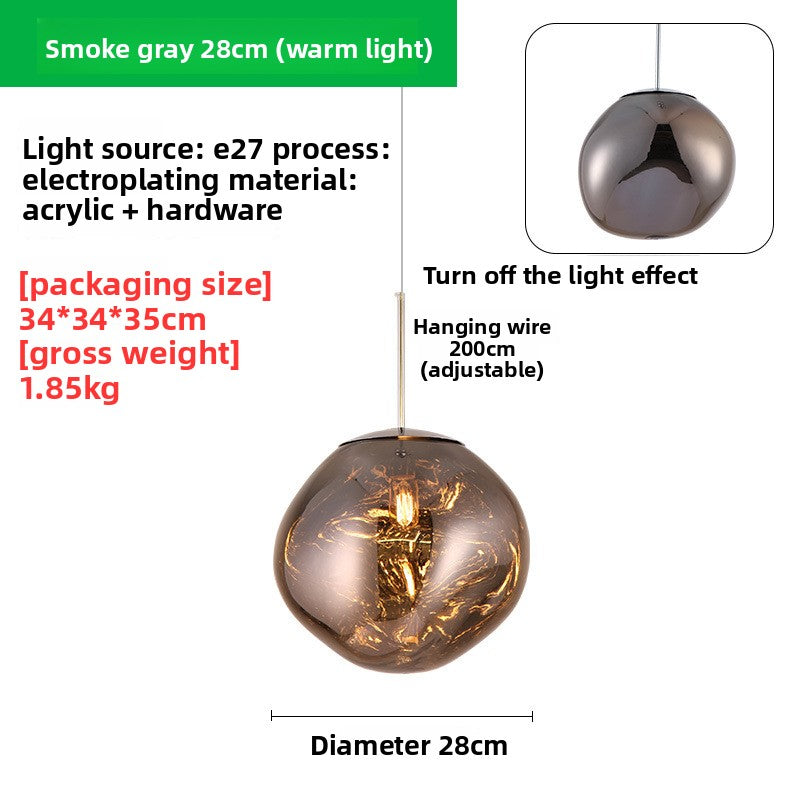 Nordic Creative Lava Chandelier LED Hanging Light