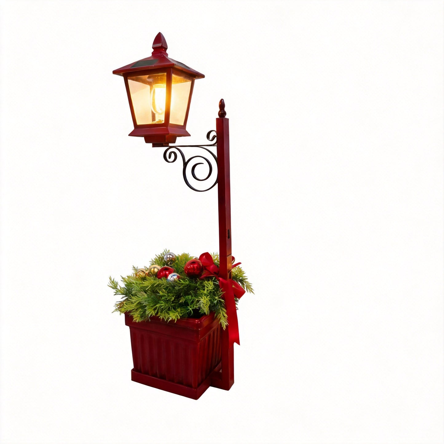 Solar Flower Pot Light Outdoor Garden Decoration