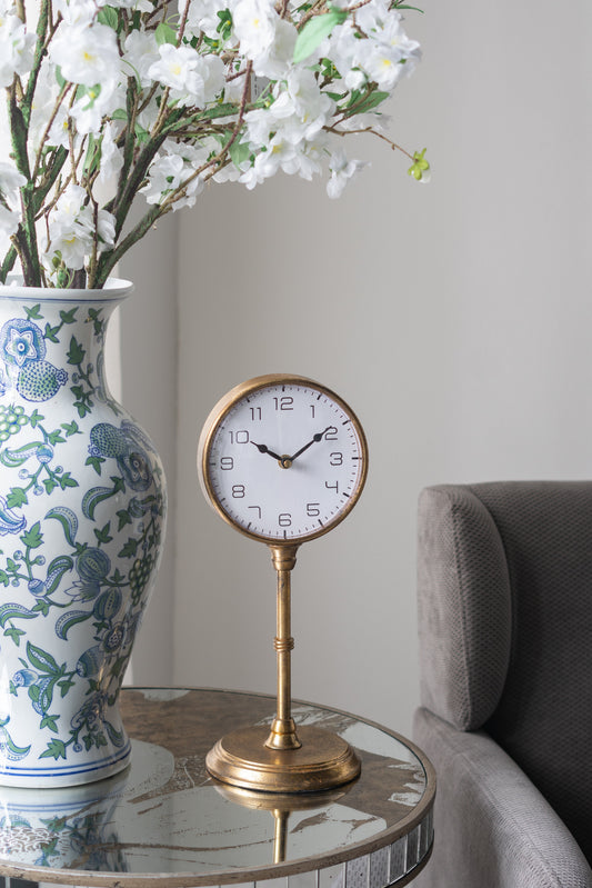 Vintage Inspired Decorative Table Clock