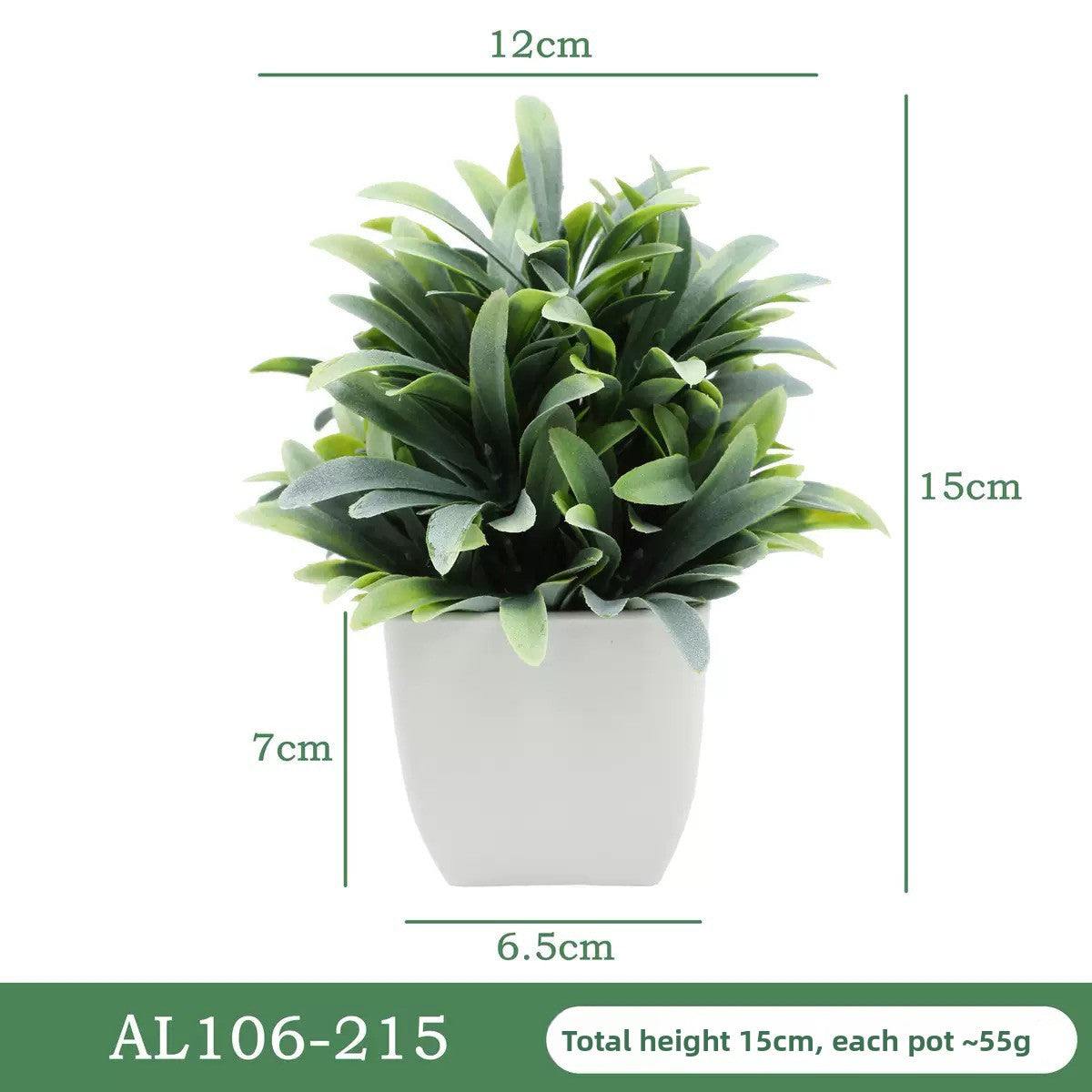 Artificial Eucalyptus Frosted Potted Plant