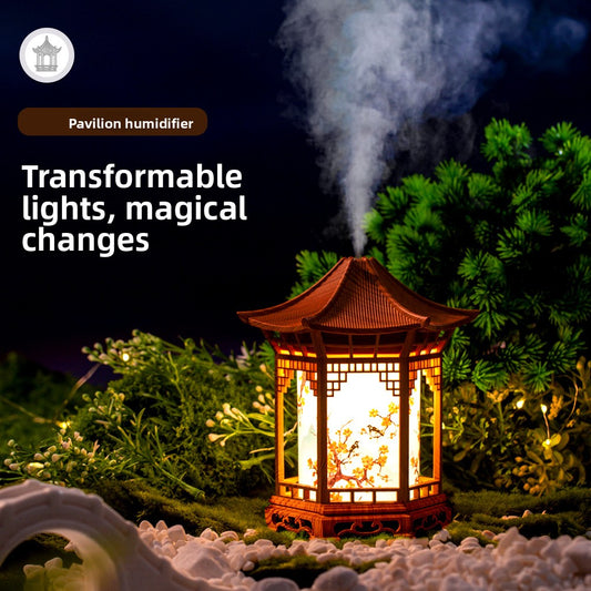 Mini USB Desktop Humidifier with Night Light