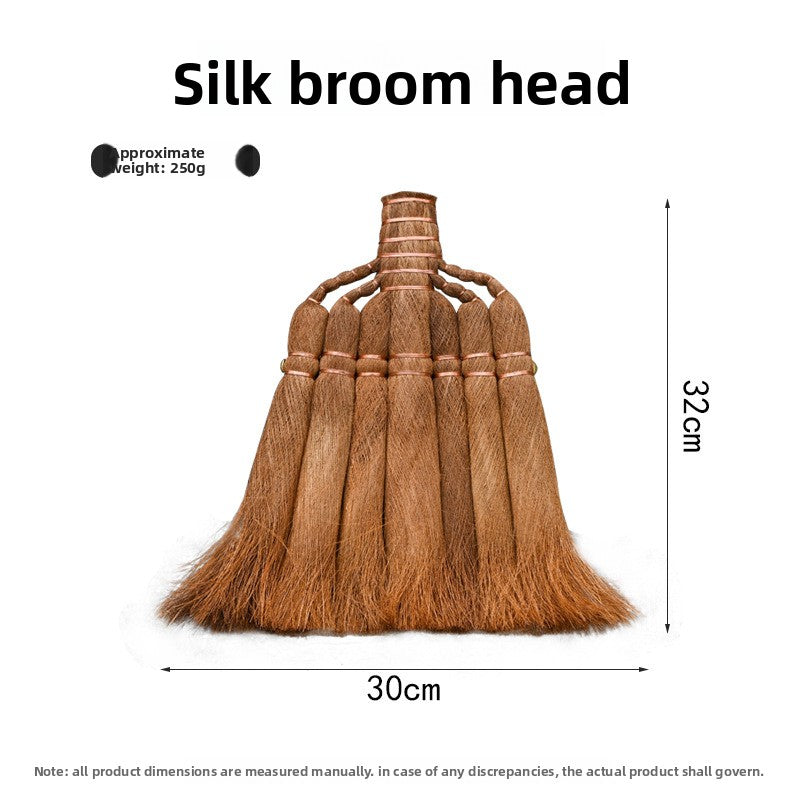 Traditional Palm Broom and Dustpan Cleaning Set