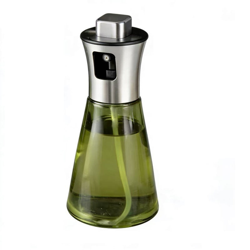 Stainless Steel Glass Oil Spray Bottle with Atomizing Nozzle