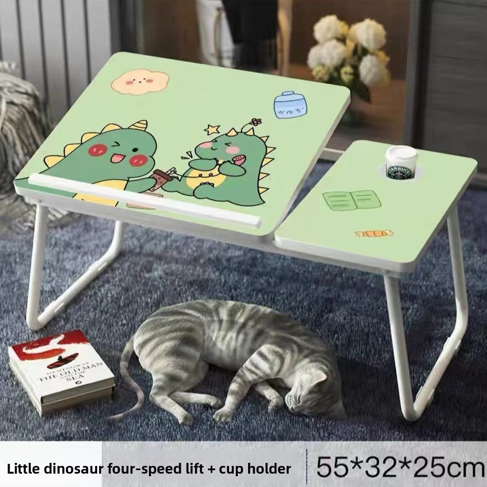 Adjustable Laptop Desk with Cup Holder