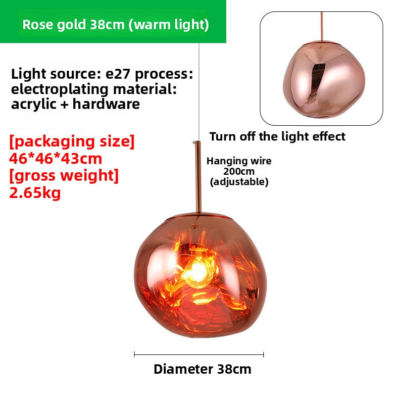 Nordic Creative Lava Chandelier LED Hanging Light