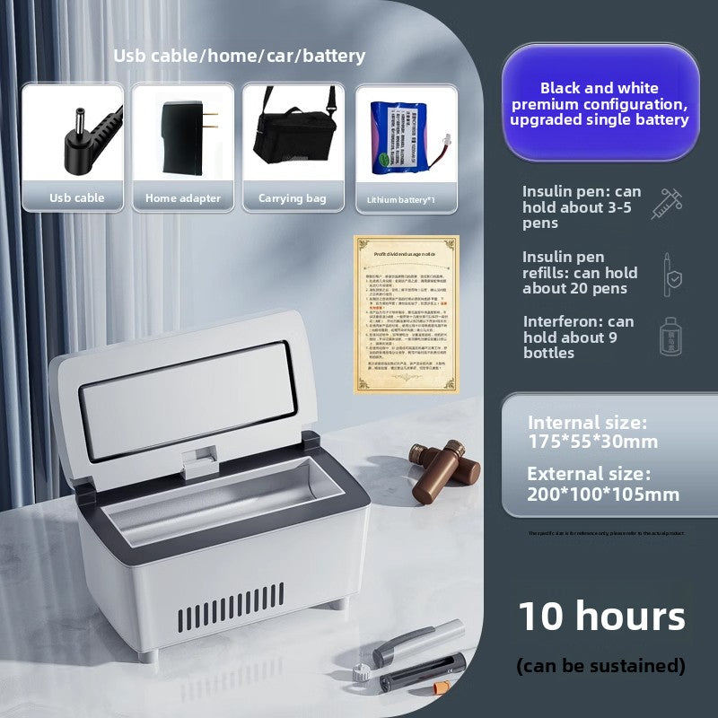 Portable Insulin Refrigeration Cooler Box