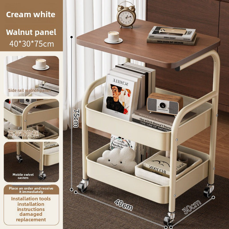 Movable Multi-Tier Storage Cart with Wheels