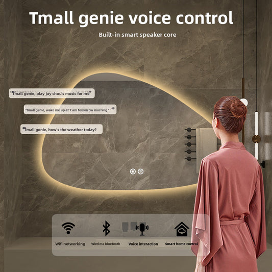 Smart LED Bathroom Mirror with Touch Control