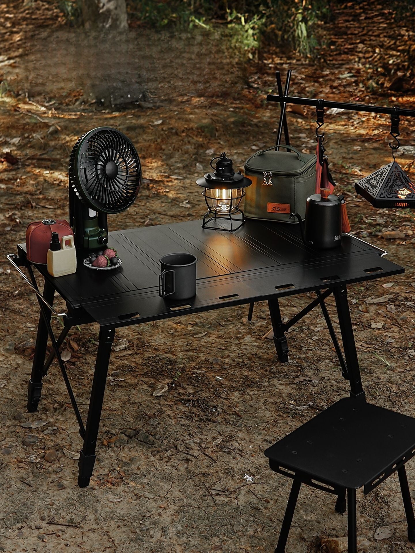 Adjustable Aluminum Outdoor Folding Table