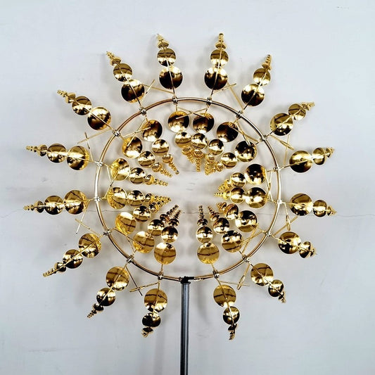 Metal Garden Windmill Decor