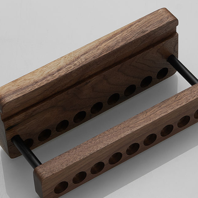 Multi-Functional Wooden Pen Holder