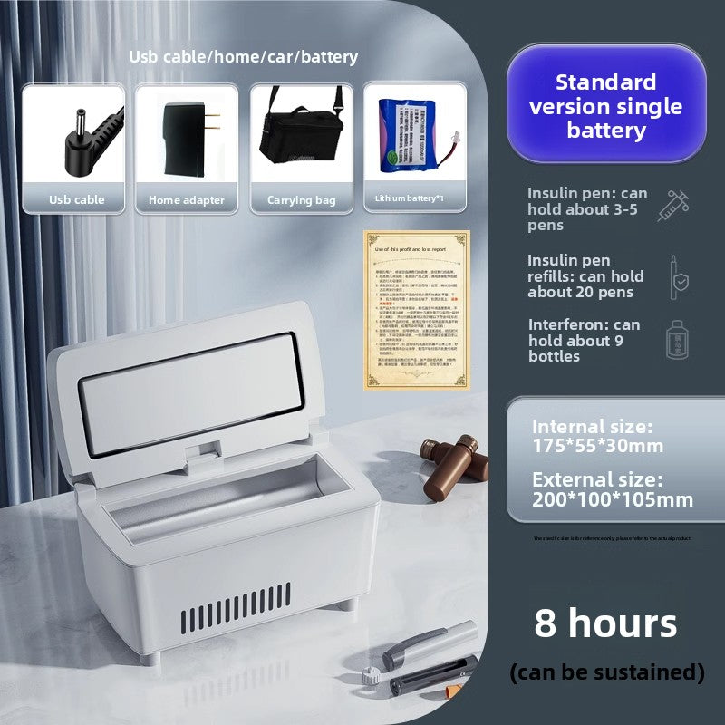 Portable Insulin Refrigeration Cooler Box
