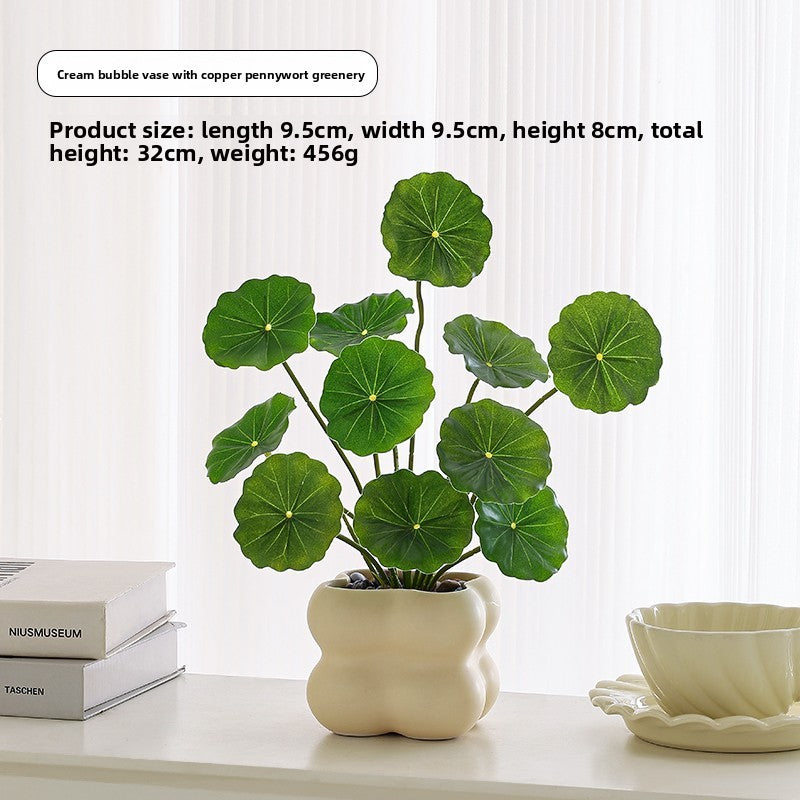 Small pot plant ornaments