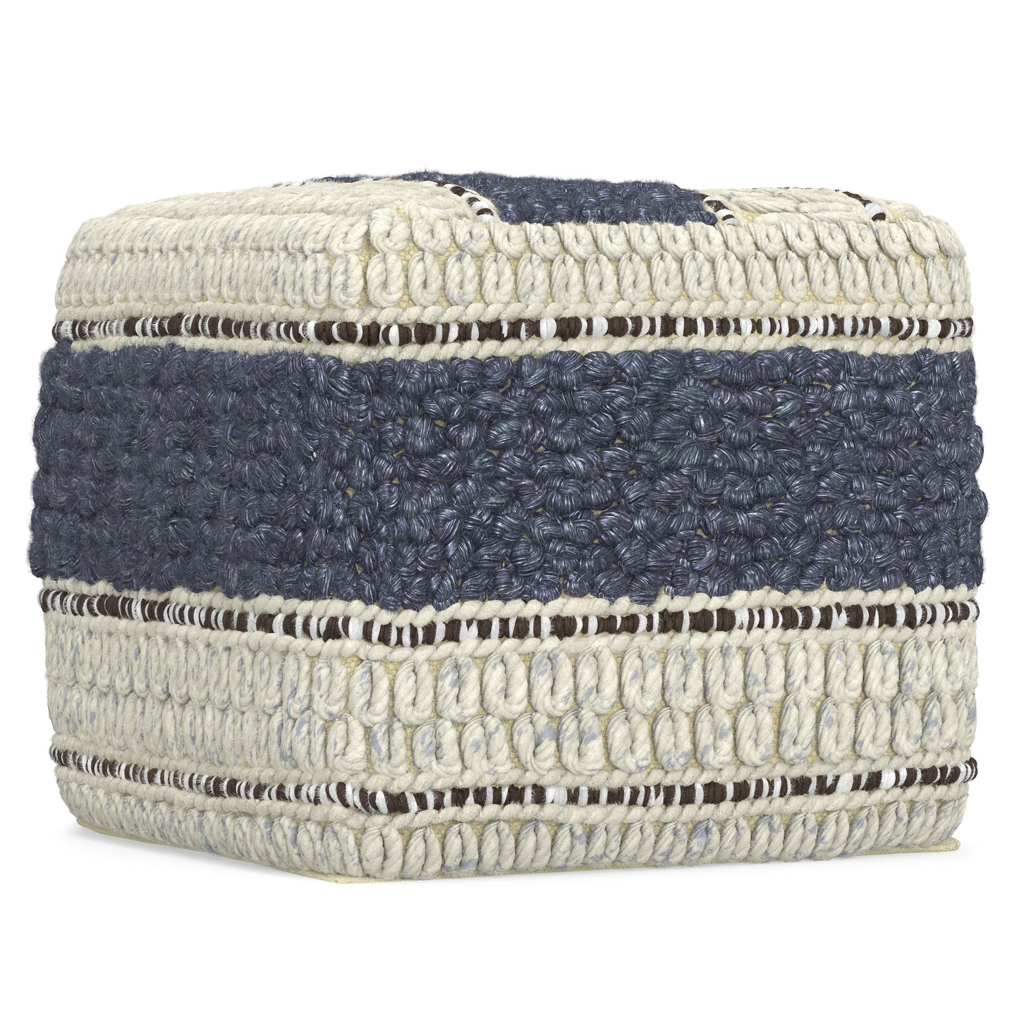 Grady 18 Inch Wide Square Pouf