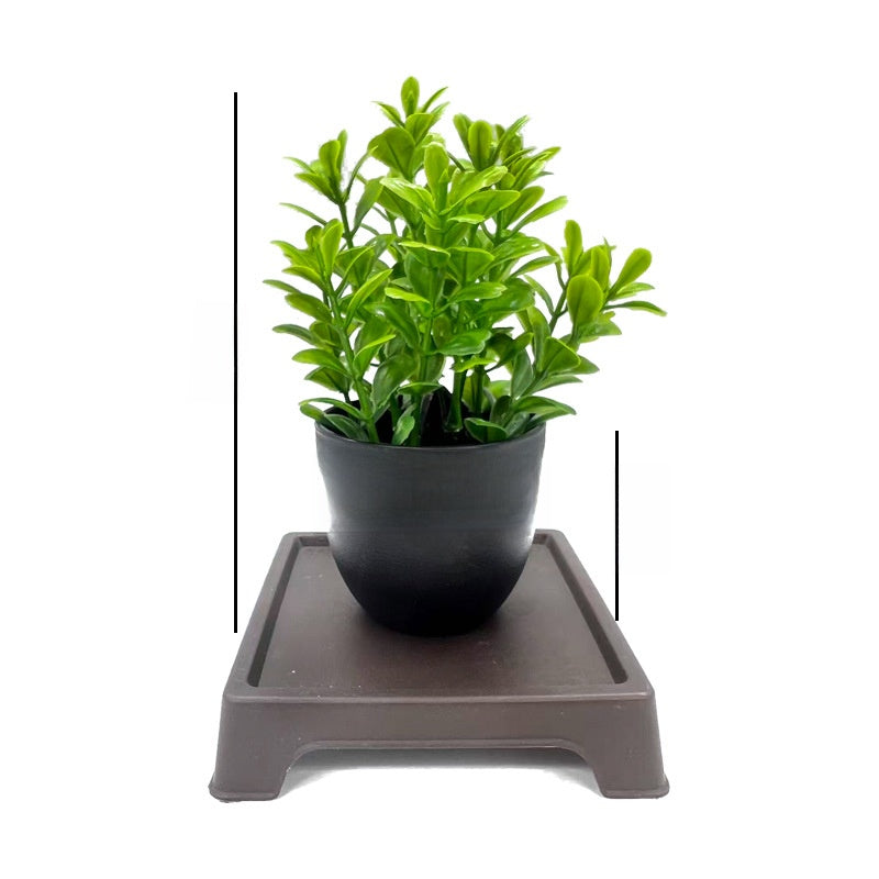 Small Plastic Potted Eucalyptus Artificial Plants