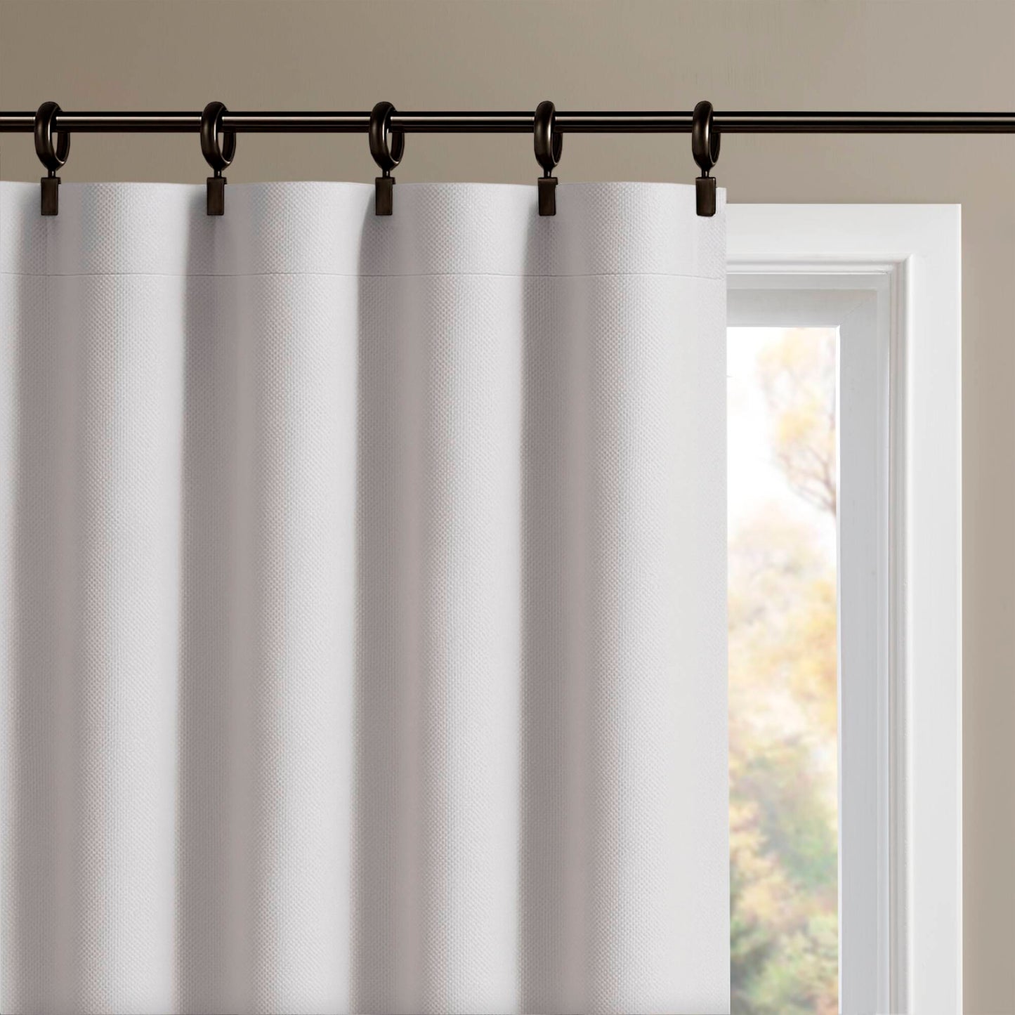 2-PK 52x84" Sound Blocking Total Blackout Curtain Panel Pair