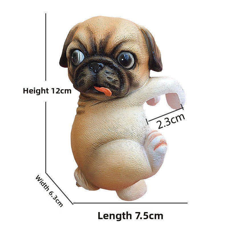 Artificial Puppy Flower Pot Bonsai Decoration