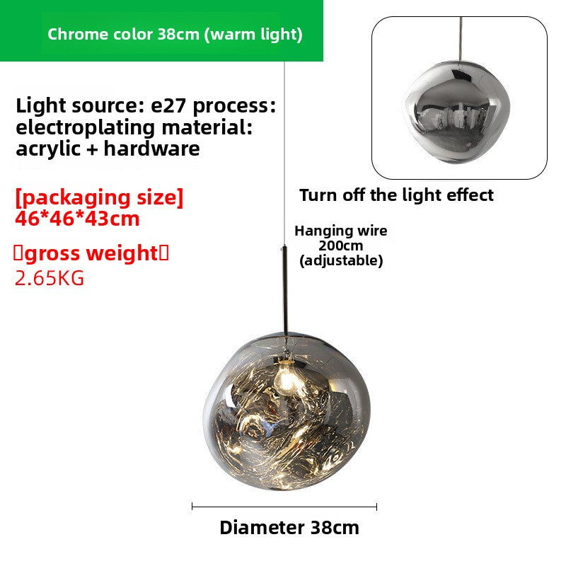 Nordic Creative Lava Chandelier LED Hanging Light