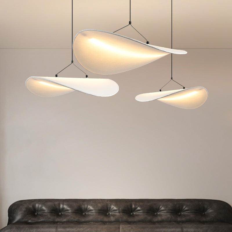 Japanese Style Silk Pendant Light