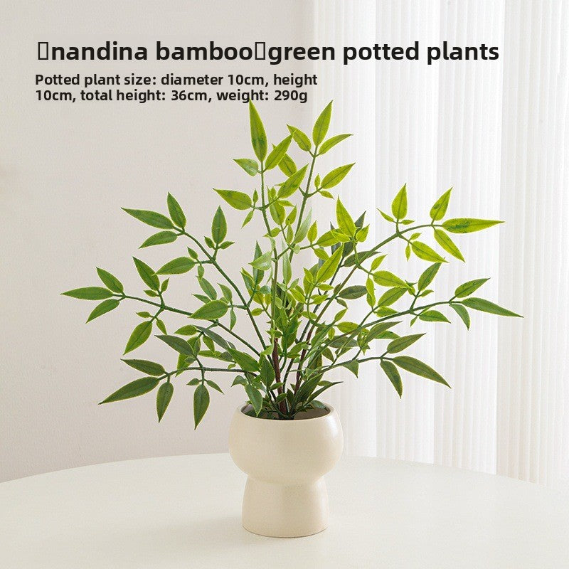Small pot plant ornaments
