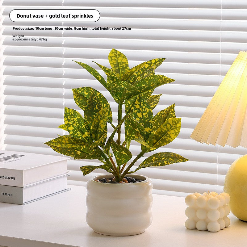 Small pot plant ornaments