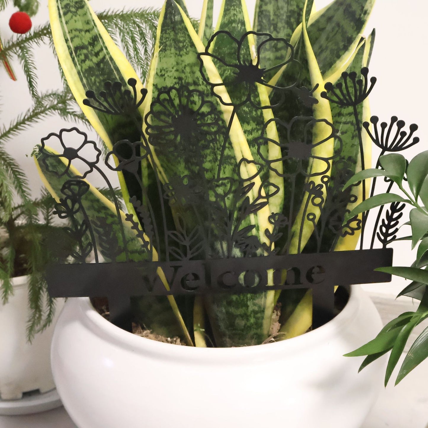 Outdoor Garden Welcome Sign