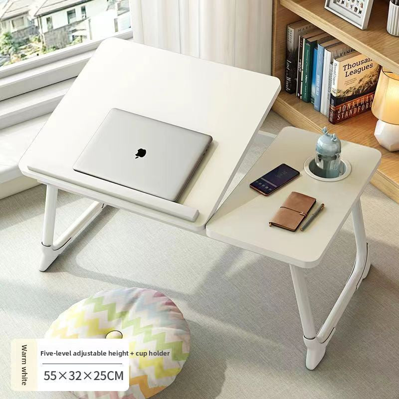 Adjustable Laptop Desk with Cup Holder