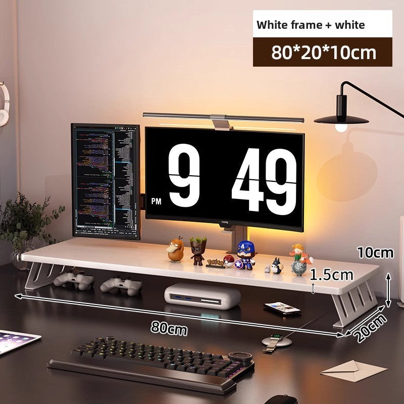 Desktop Storage Rack with Elevated Base