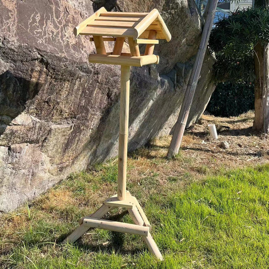 Garden floor-standing bird feeder