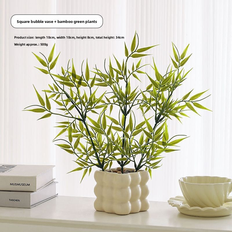 Small pot plant ornaments