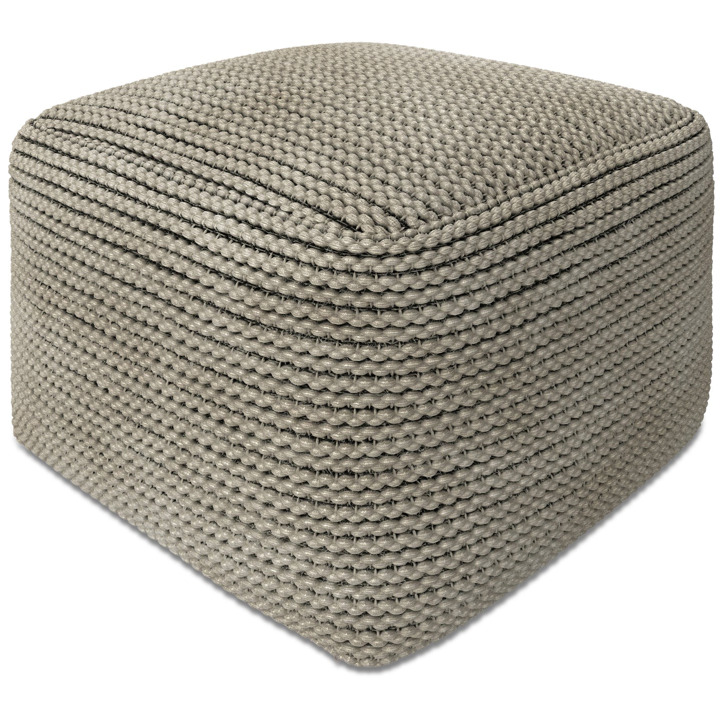 Eastmont 18 Inch Wide Square Pouf
