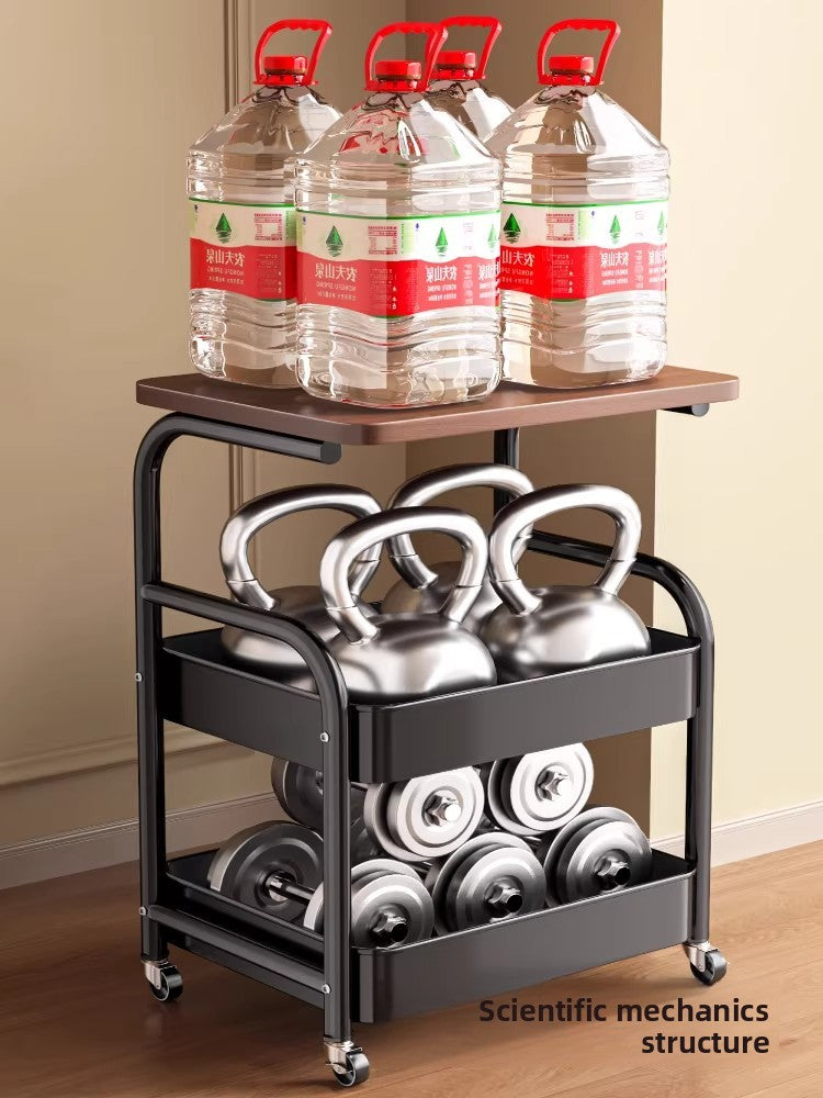 Movable Multi-Tier Storage Cart with Wheels