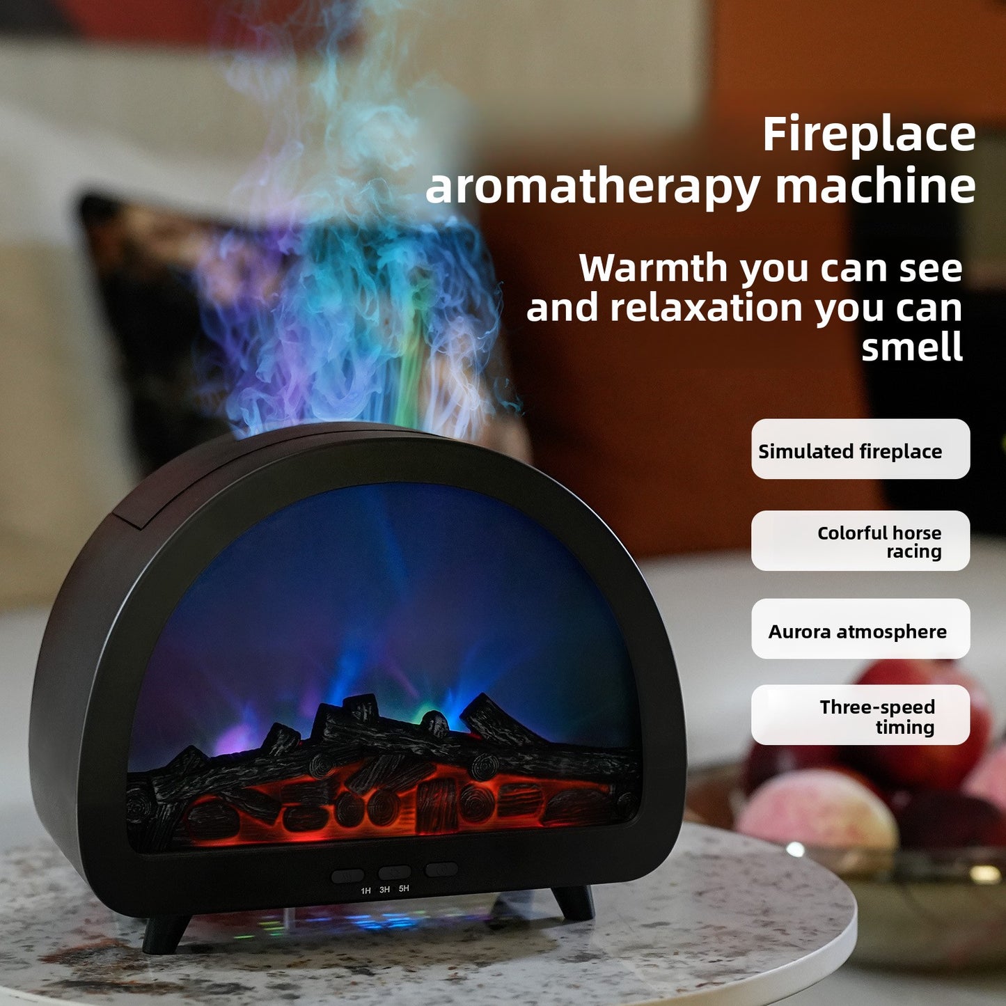 Simulation fireplace ultrasonic aroma diffuser