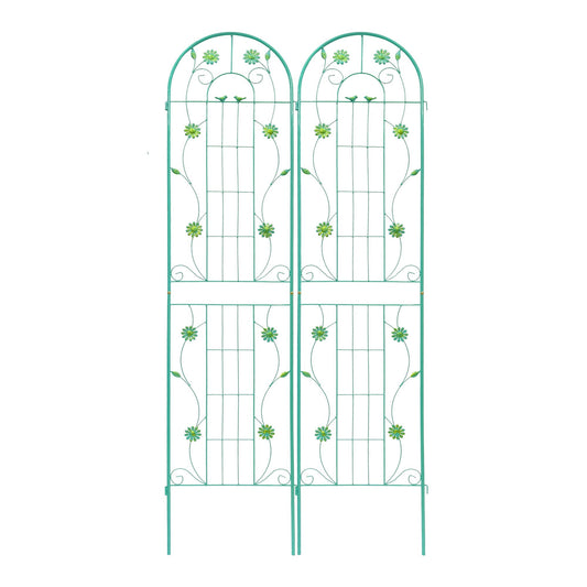 Metal Garden Trellis Rustproof Trellis For Climbing Plant Outdoor Flower Support