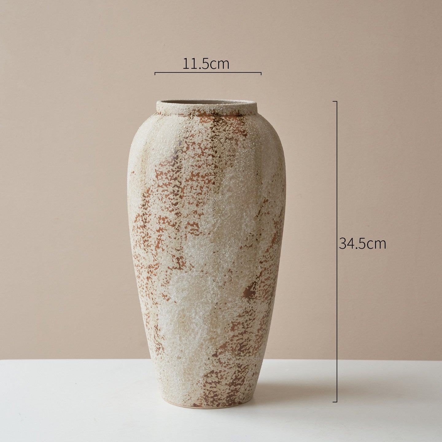 Ceramic Vase with Artificial Flowers