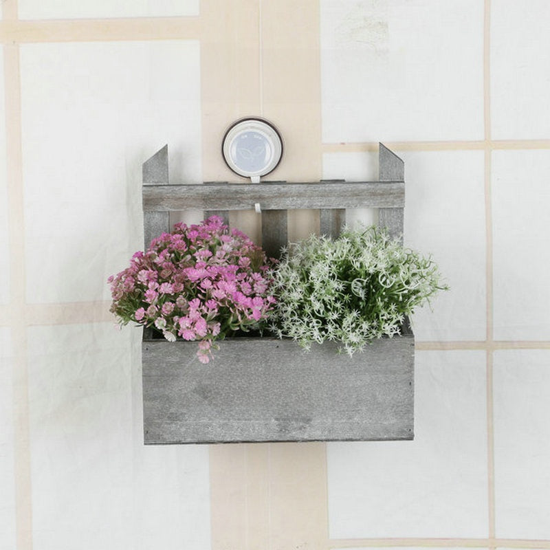 Pastoral Hanging Wall Hanging Flower Pot Flower Rack Wall Decoration Decoration Creative Hanging Flower Basket Wall Hanging Wall Decoration Flower Rack Pot