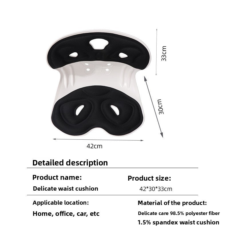 Ergonomic Memory Foam Lumbar Support Cushion