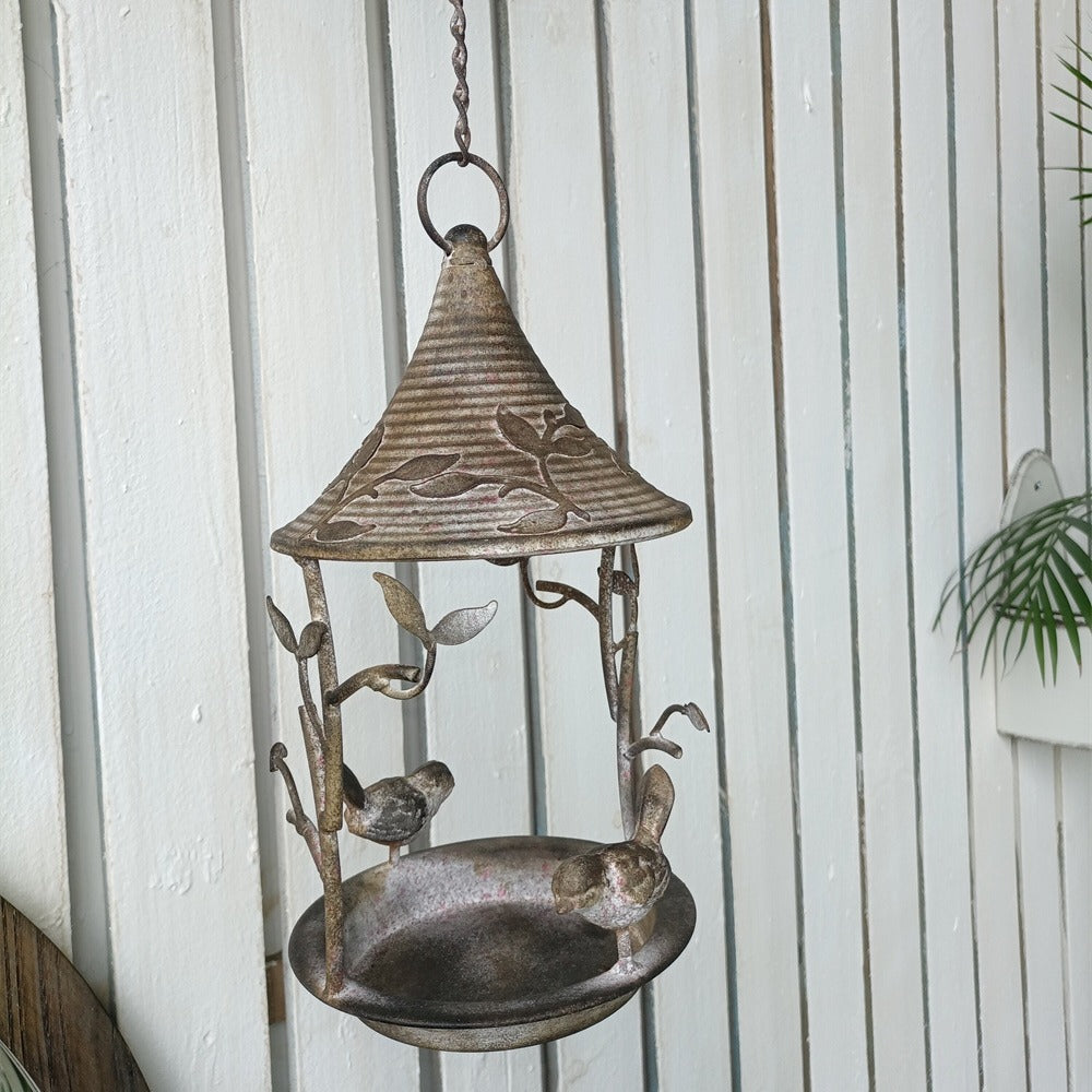 Vintage Hanging Bird Feeder