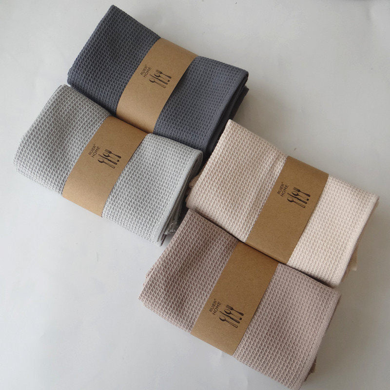 Pure Cotton Waffle Weave Tea Towel