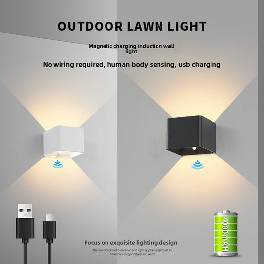 Rechargeable Magnetic Motion Sensor Wall Light