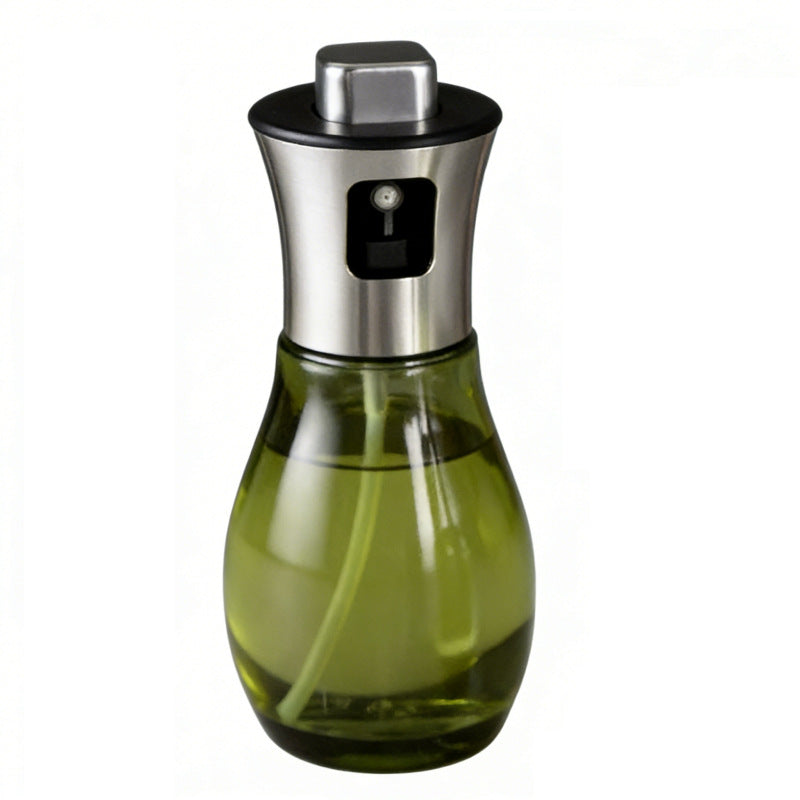 Stainless Steel Glass Oil Spray Bottle with Atomizing Nozzle