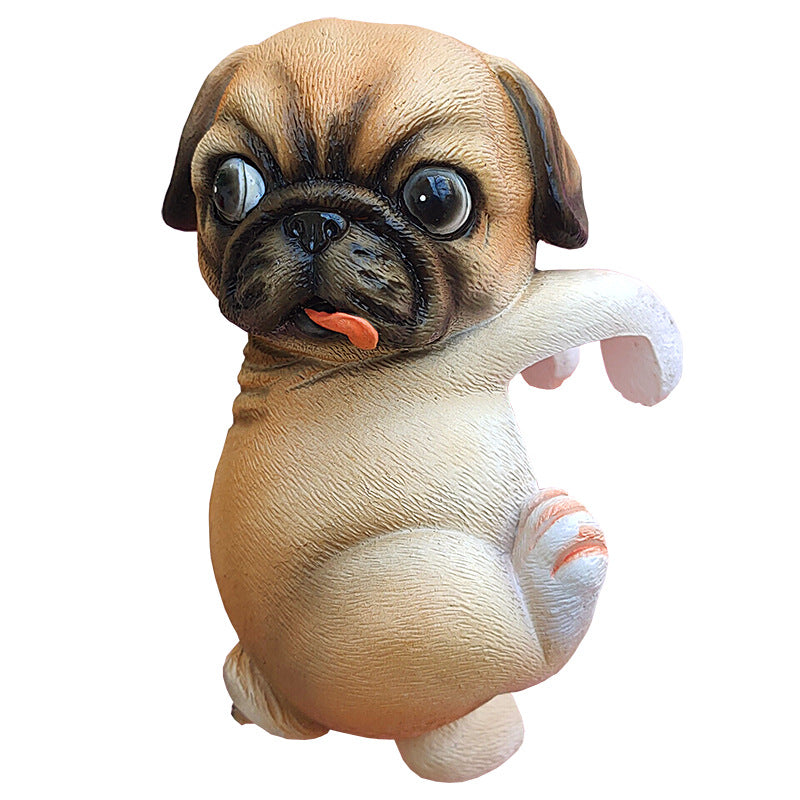 Artificial Puppy Flower Pot Bonsai Decoration