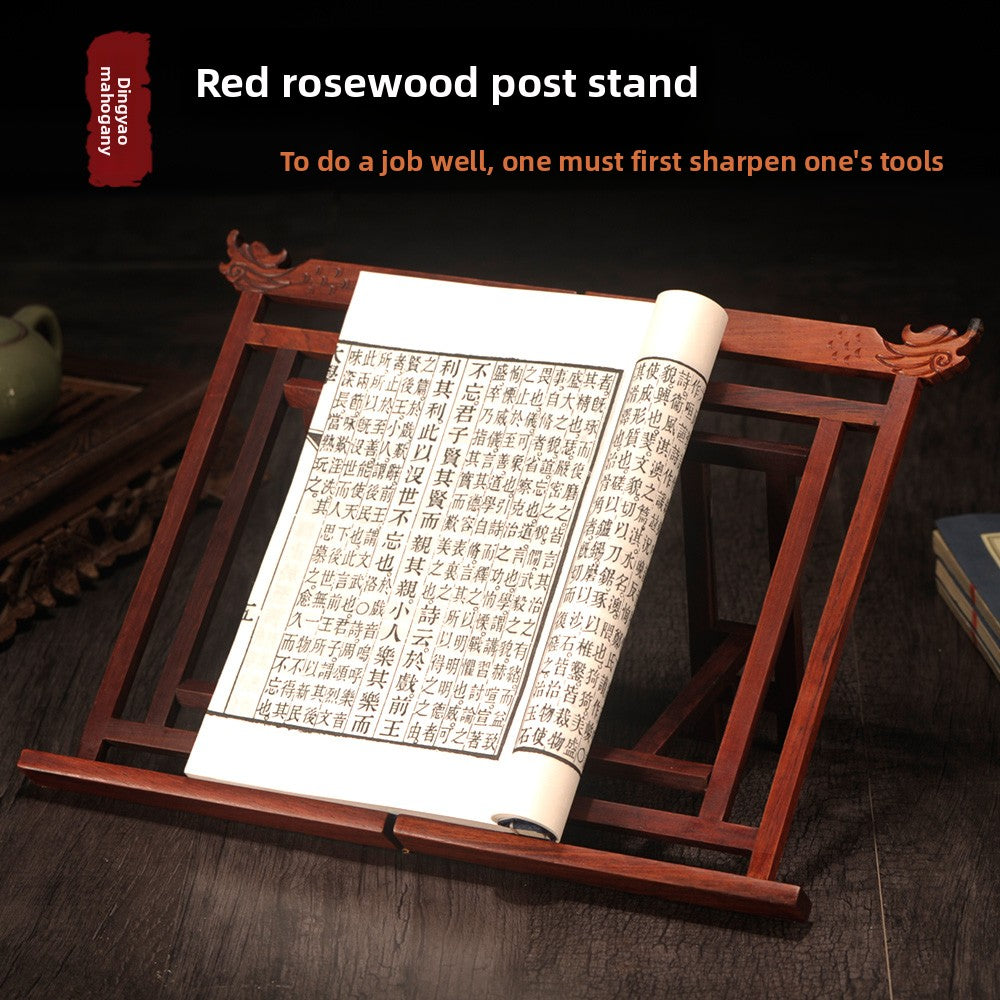 Solid Wood Adjustable Book Holder