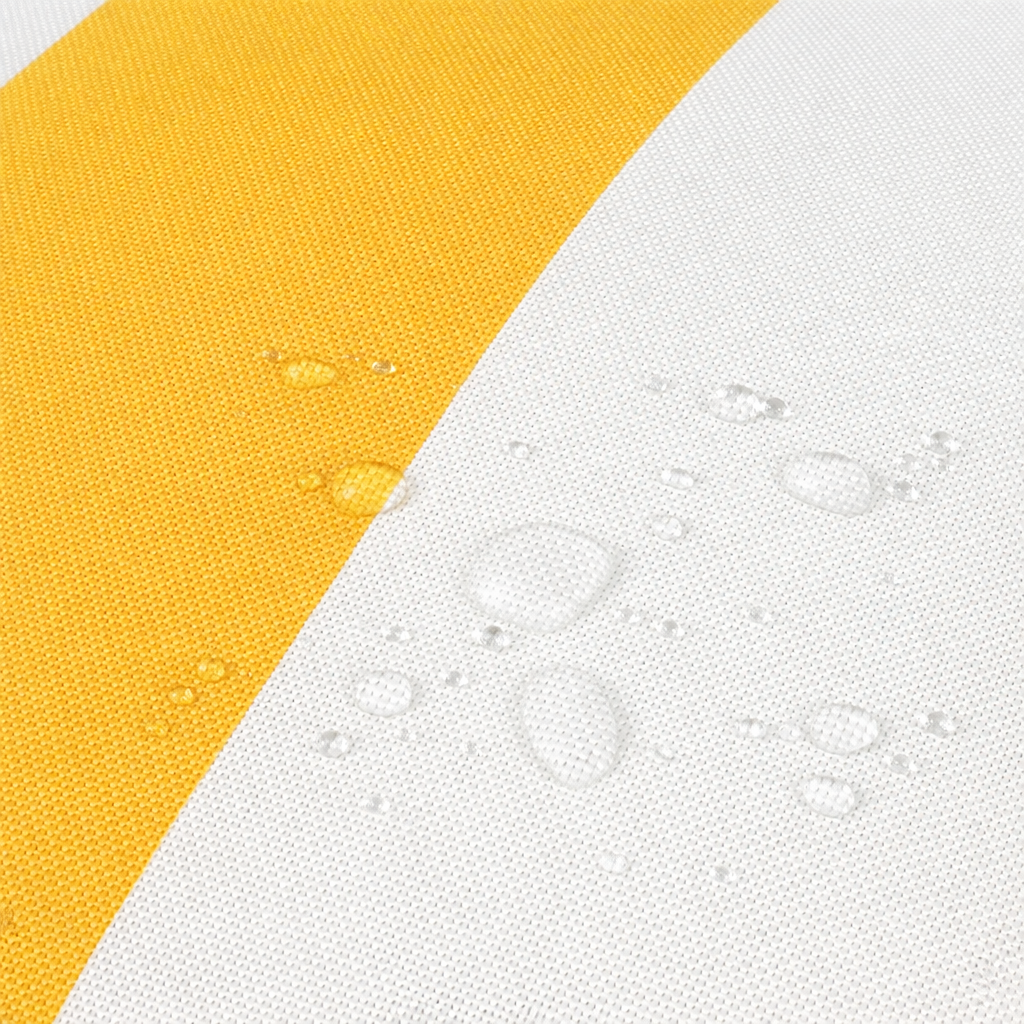 2 Pack Outdoor Throw Pillows in Yellow/White