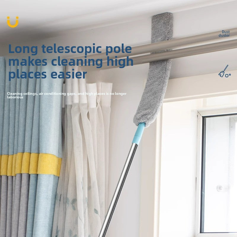 Retractable Under-Bed Duster Cleaning Tool
